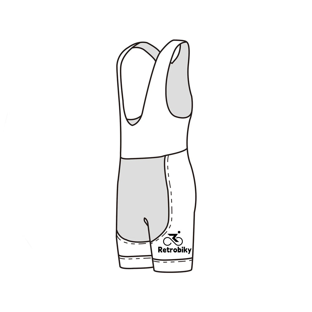 Retro Cycling Bib Shorts