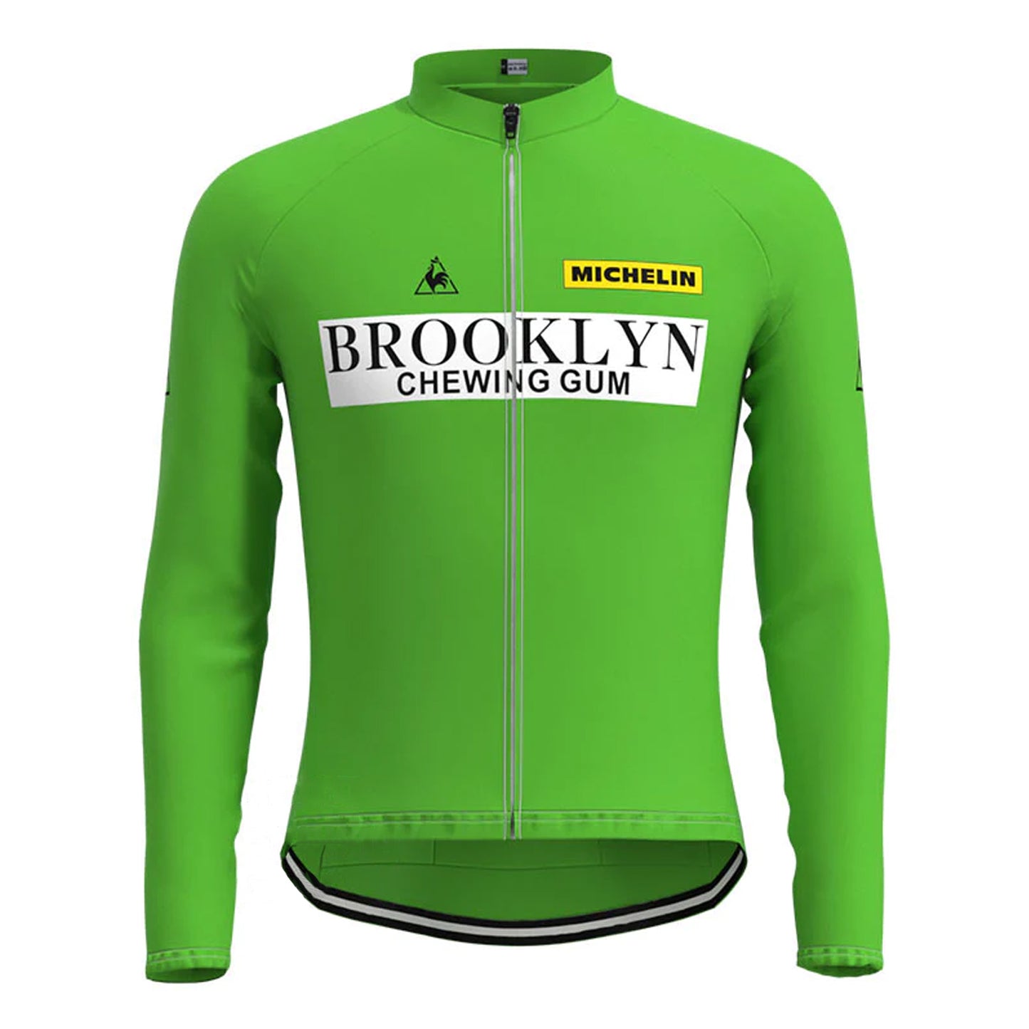 Brooklyn Green Long Sleeve Cycling Jersey Matching Set