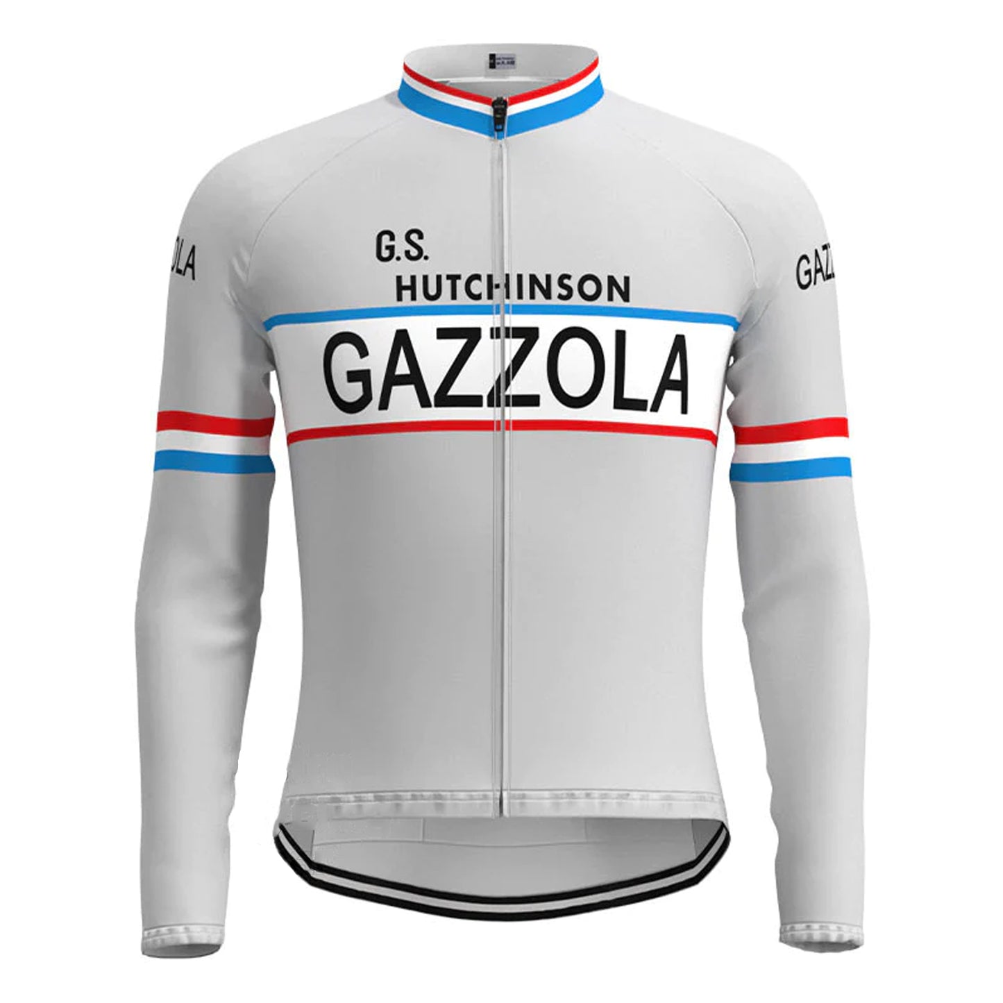 Gazzola Gray Long Sleeve Cycling Jersey Matching Set
