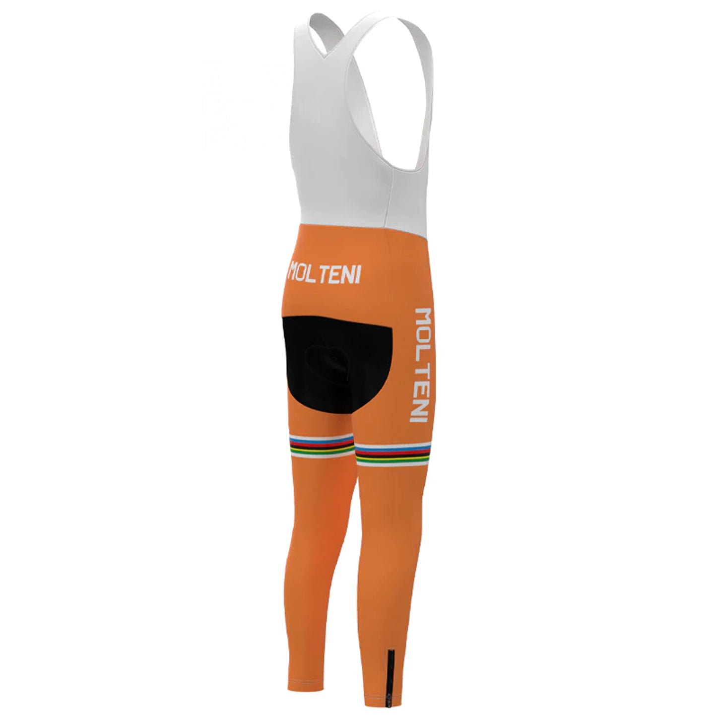 Molteni Orange Long Sleeve Cycling Jersey Matching Set