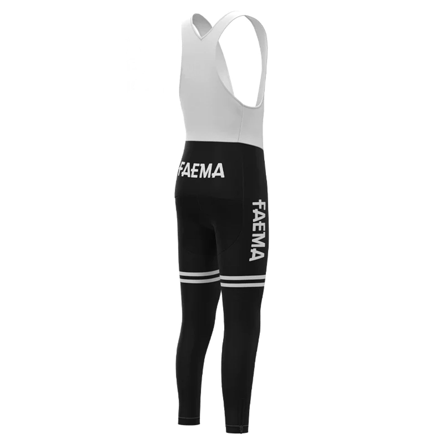 Faema Black Long Sleeve Cycling Jersey Matching Set