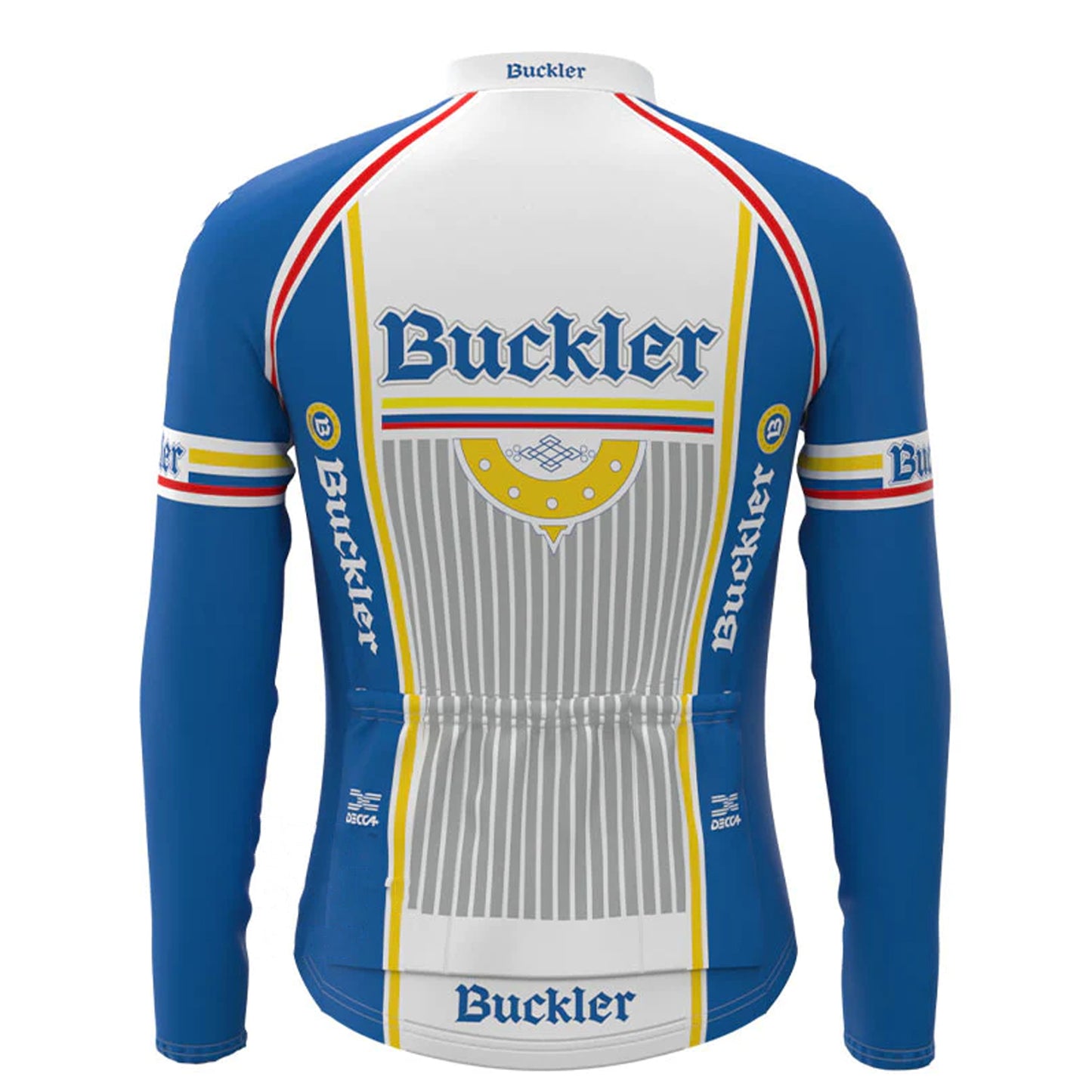 Buckler Blue Long Sleeve Cycling Jersey Matching Set
