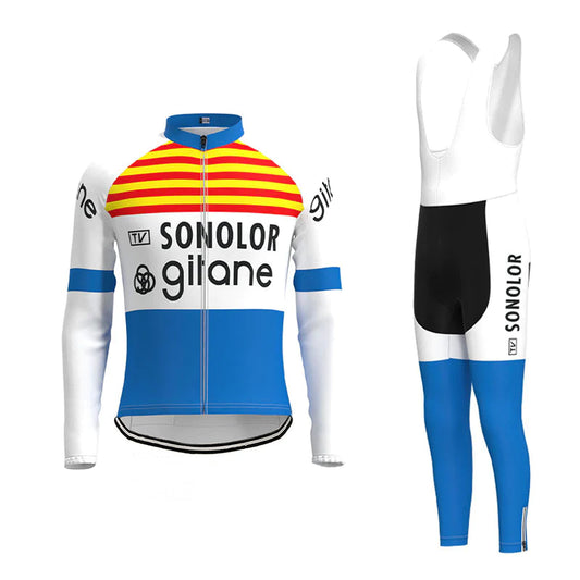 Sonolor Gitane Long Sleeve Cycling Jersey Matching Set