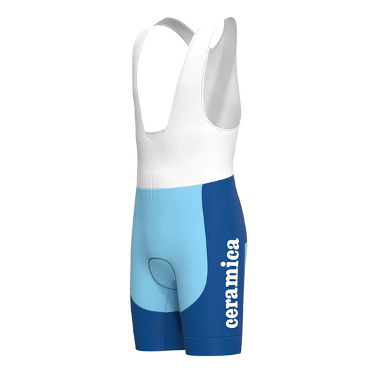 Jollj Ceramica Blue Vintage Cycling Bib Shorts