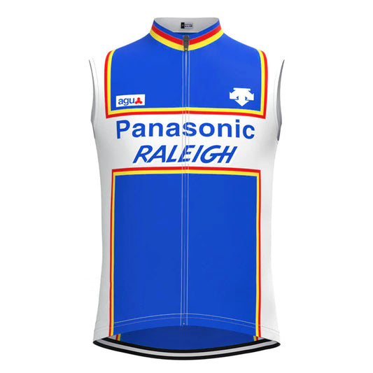 Panasonic Raleigh Blue Retro MTB Cycling Vest