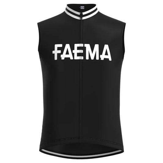 FAEMA Black Retro MTB Cycling Vest