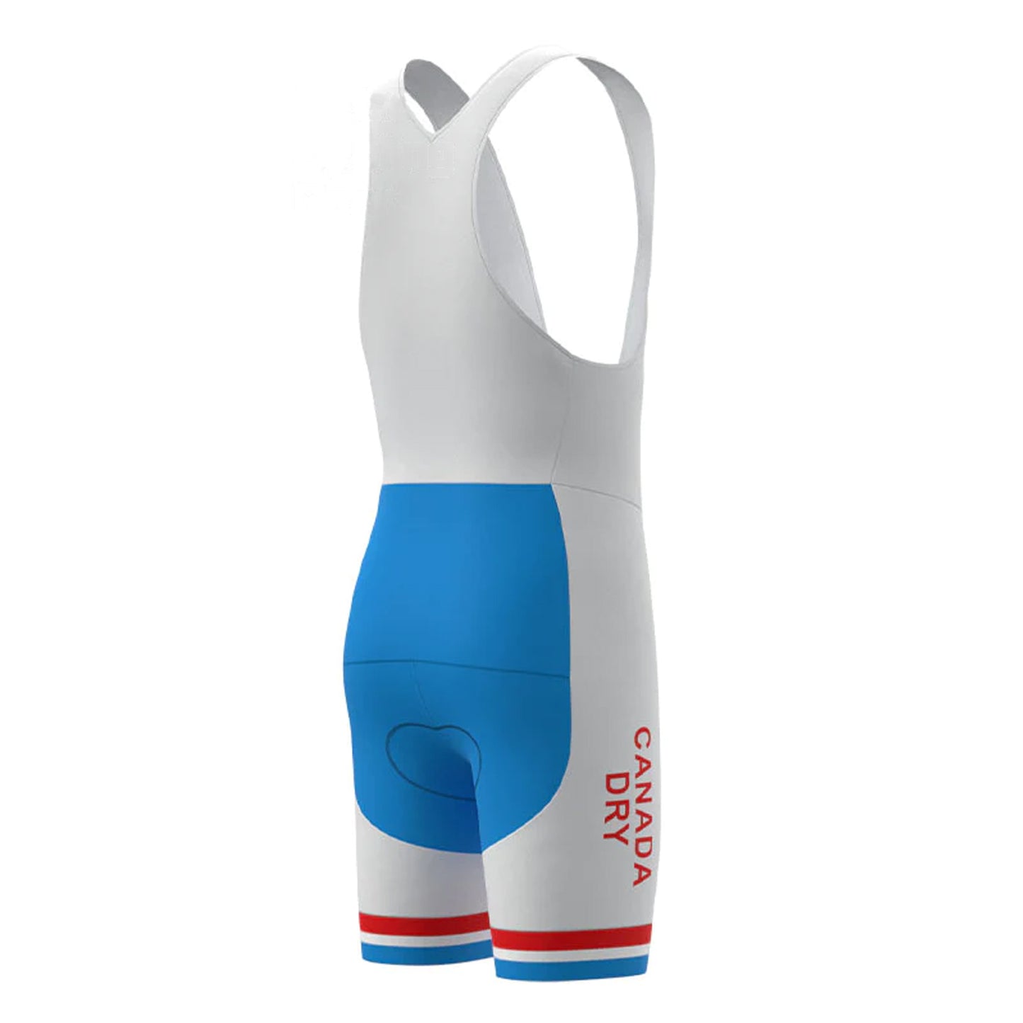 Canada Dry Gazelle Blue Vintage Cycling Bib Shorts