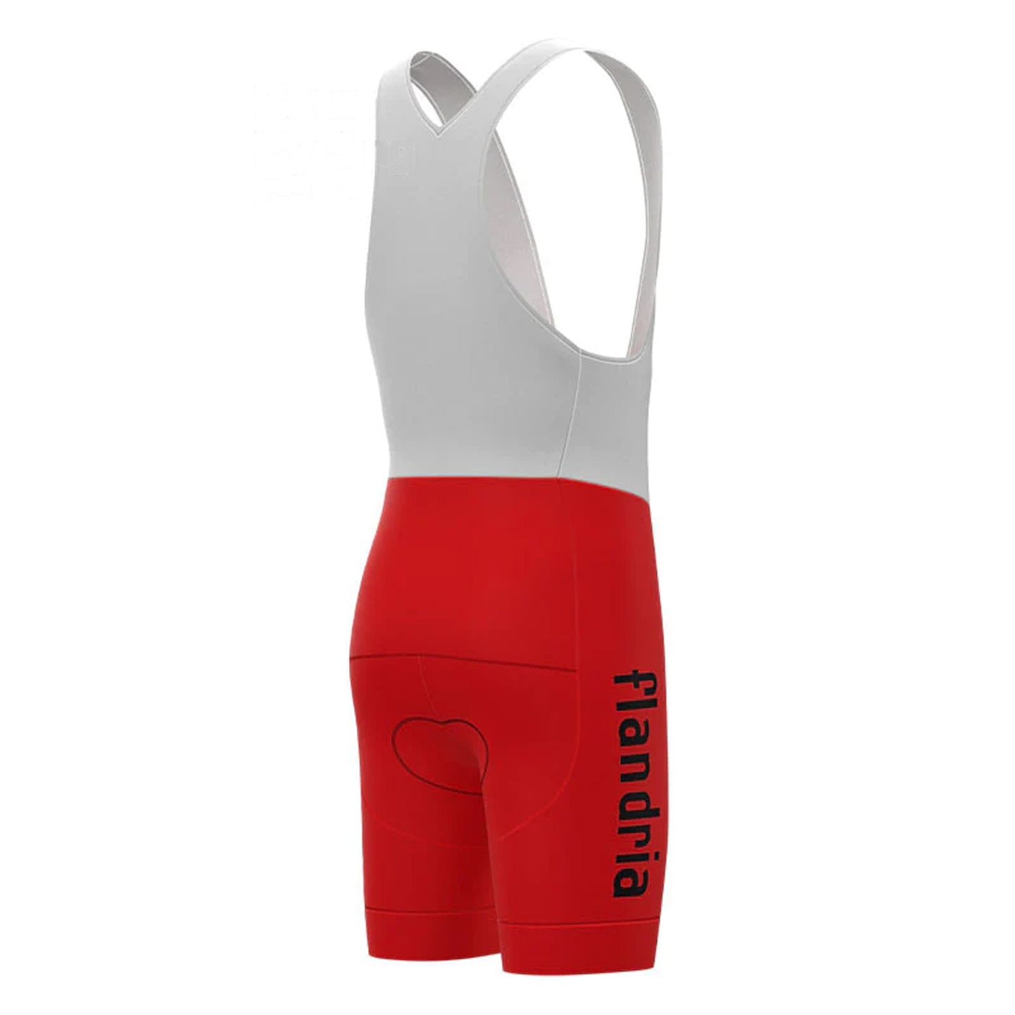FAEMA Red Cycling Bib Shorts