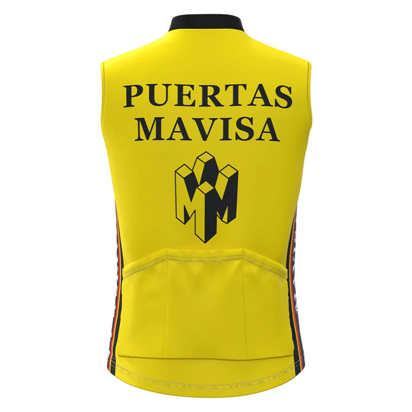 Puertas Mavisa Yellow Retro MTB Cycling Vest