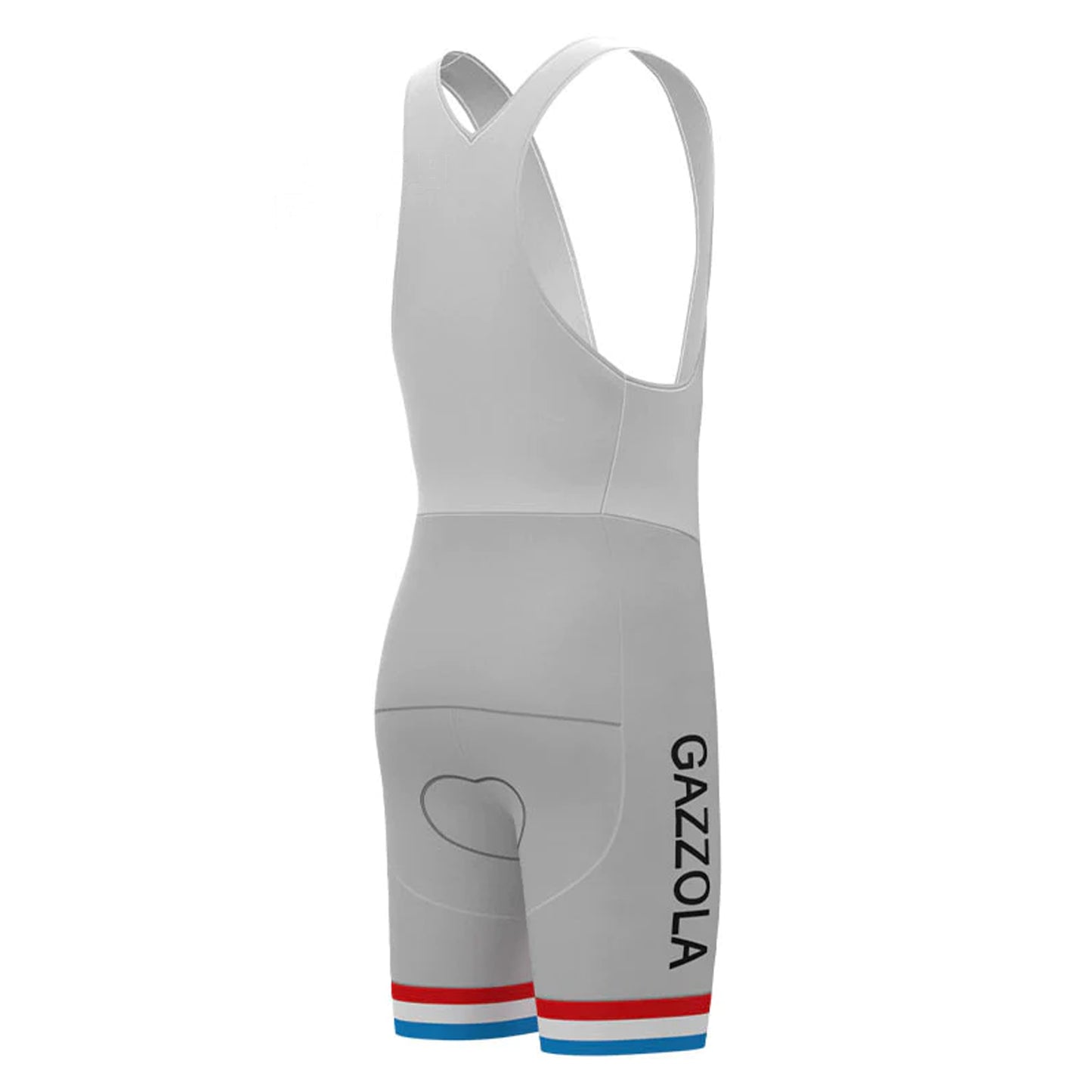 Gazzola Gray Vintage Cycling Bib Shorts