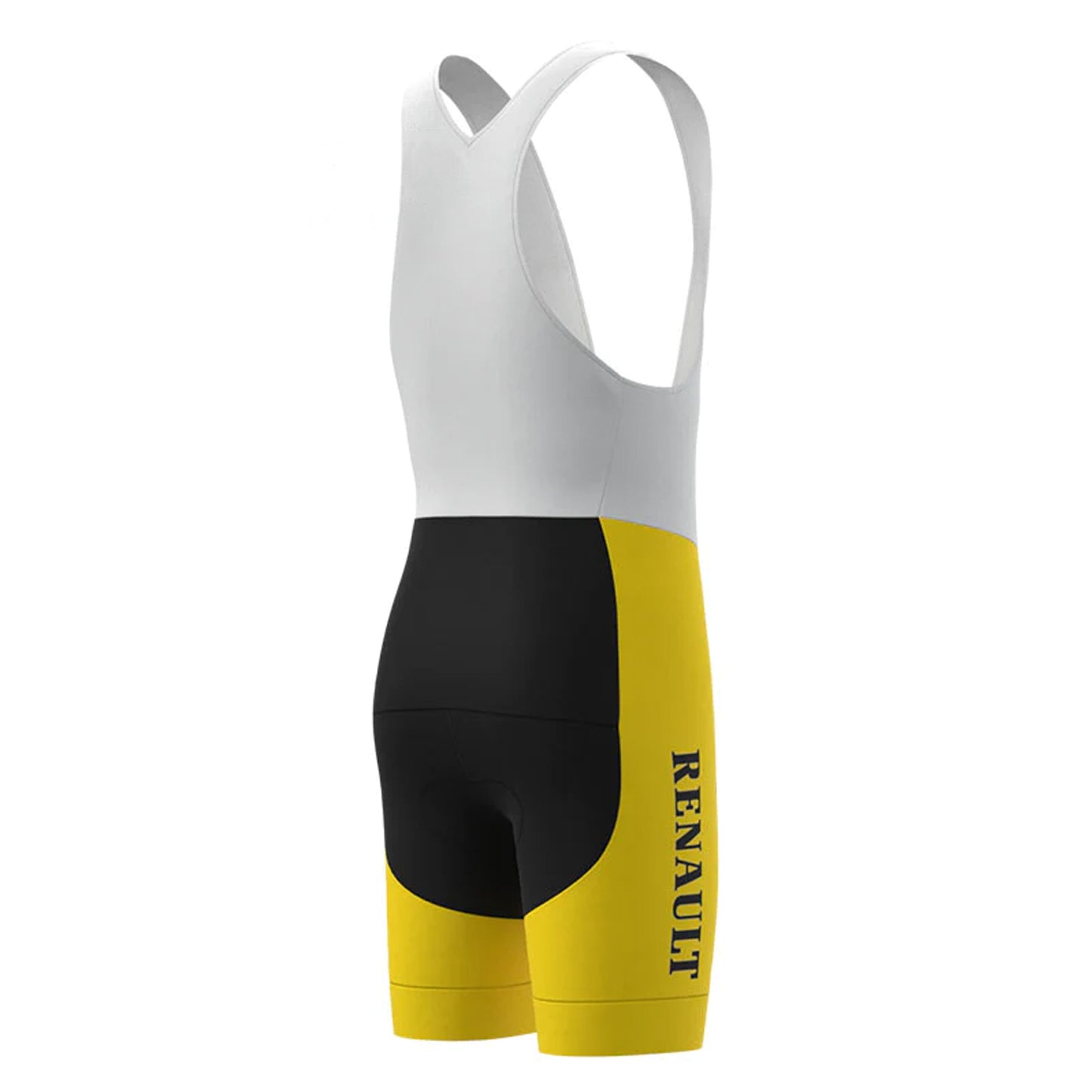 Renault ELF Yellow Vintage Cycling Bib Shorts
