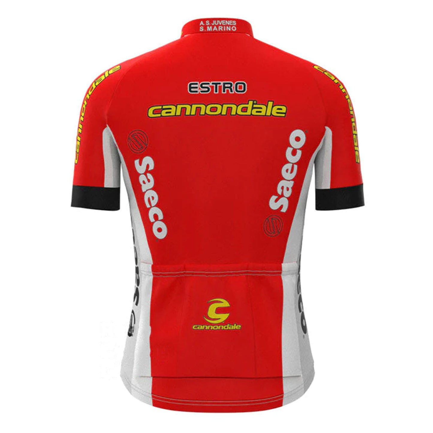 Seaco Red Vintage Short Sleeve Cycling Jersey Top