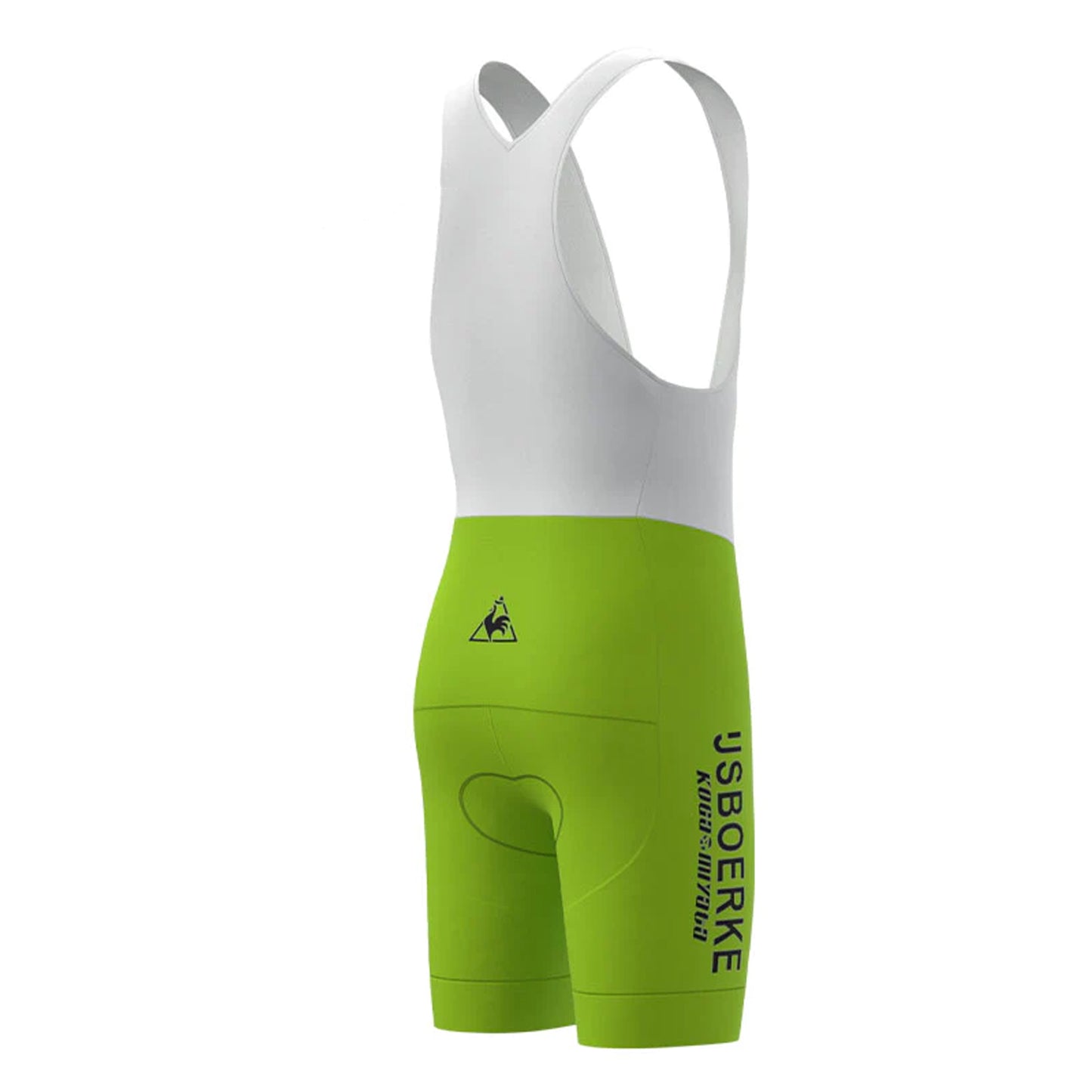 IJsboerke Green Vintage Cycling Bib Shorts