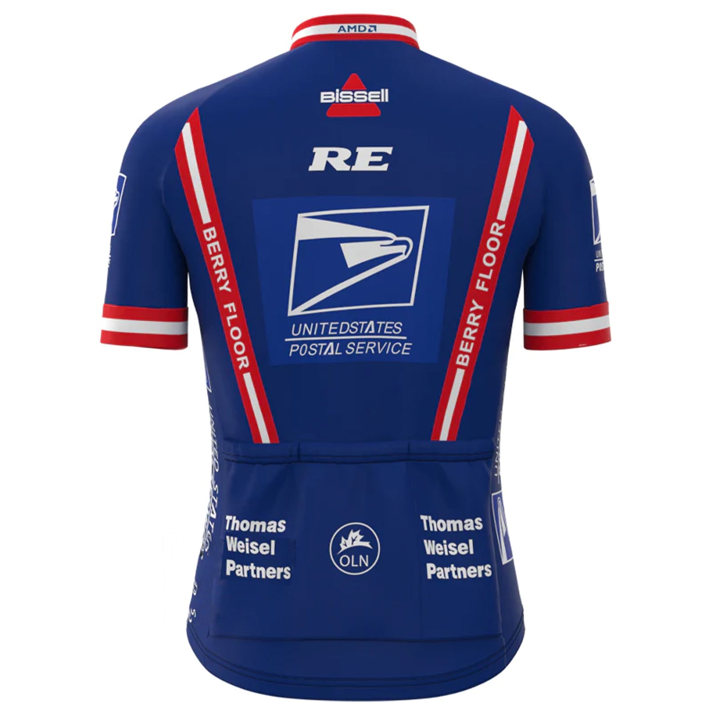 US Postal Service Short Sleeve Cycling Jersey