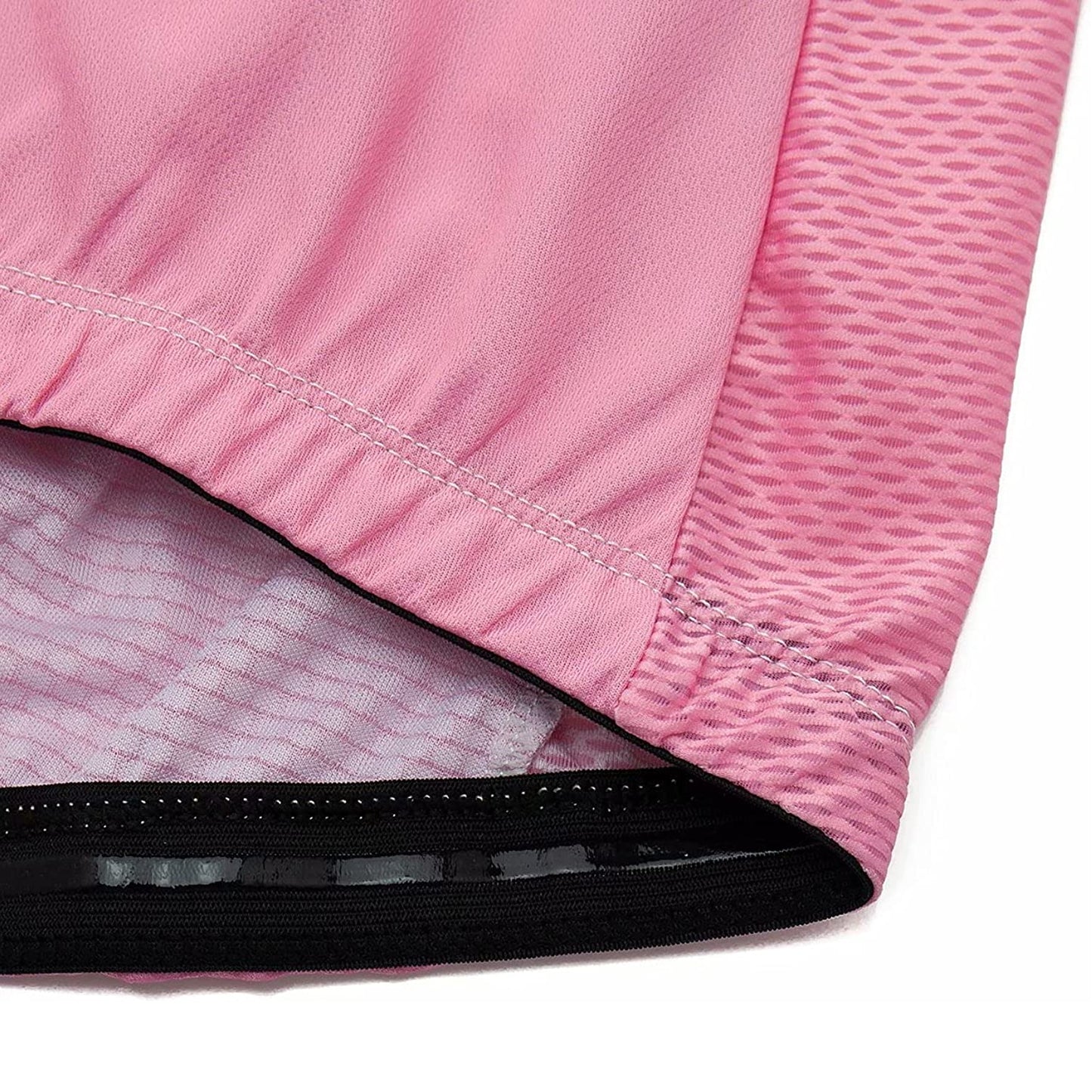 Pink Short Sleeve Cycling Jersey