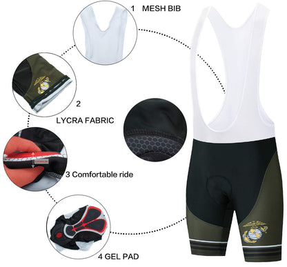 U.S Marine Corps Devil Dog Cycling Jersey Matching Kits