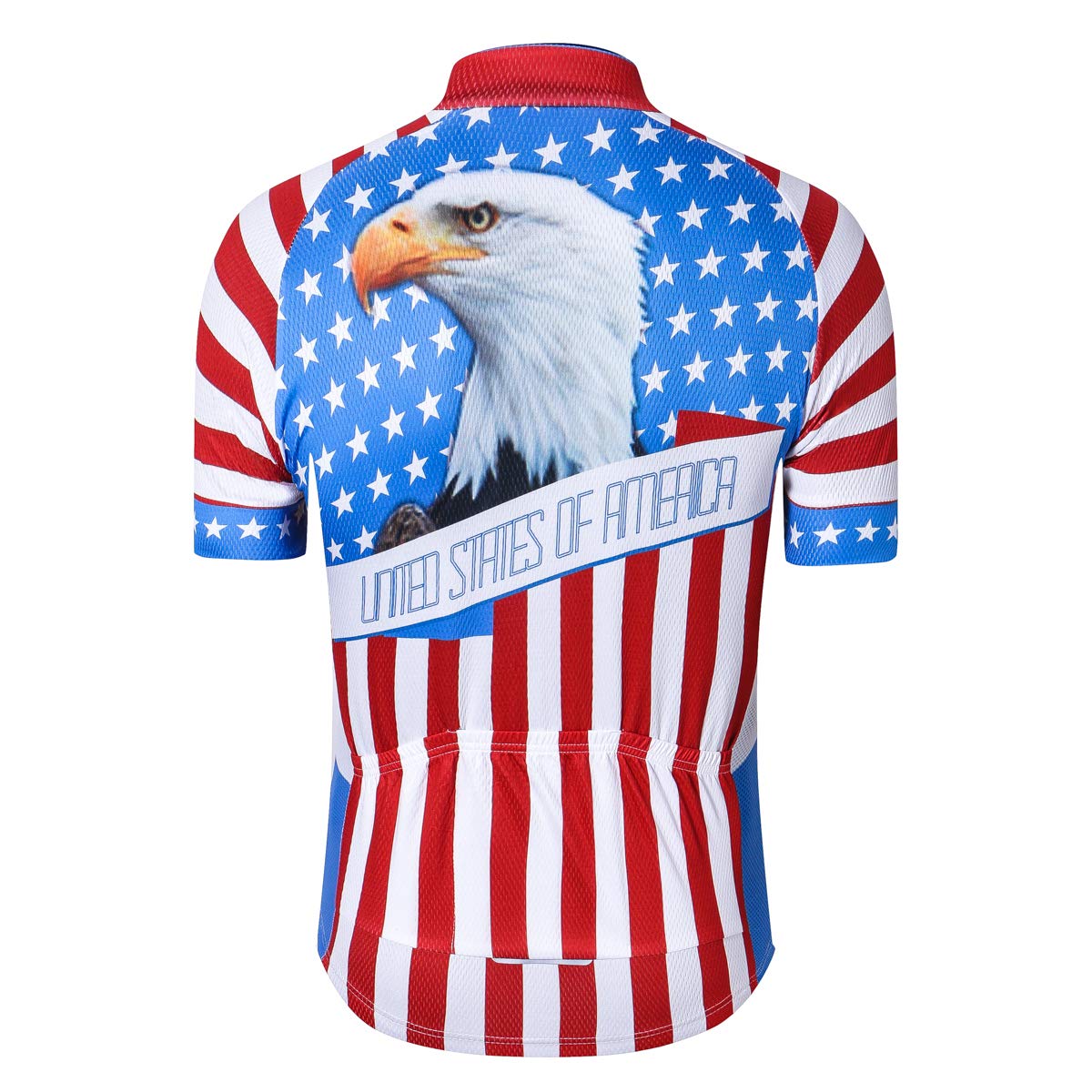 The USA Flag Eagle Short Sleeve Cycling Jersey