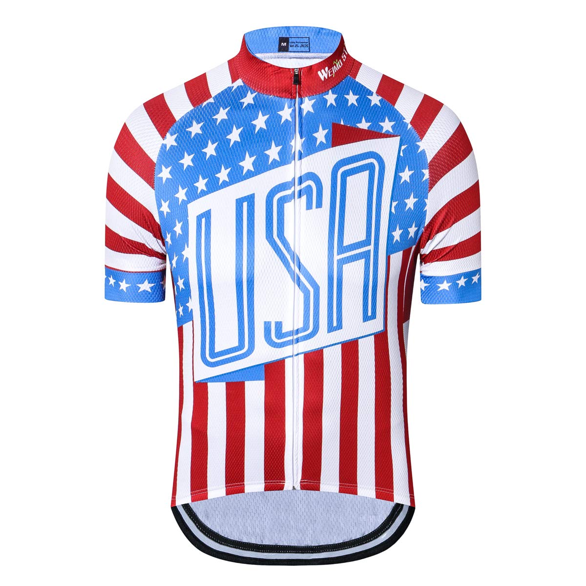 The USA Flag Eagle Short Sleeve Cycling Jersey