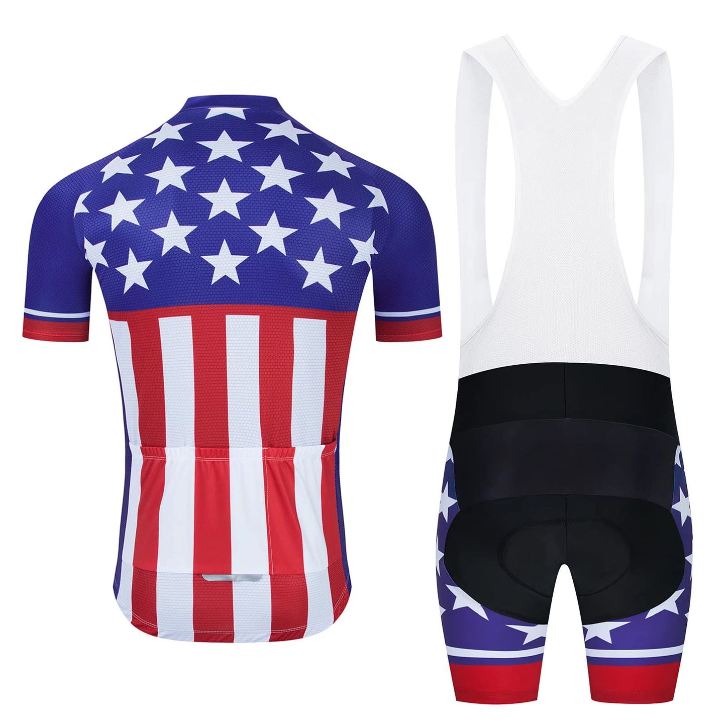 USA Flag Cycling Jersey Matching Kits