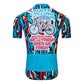 Sloth Blue Funny MTB Short Sleeve Cycling Jersey Top