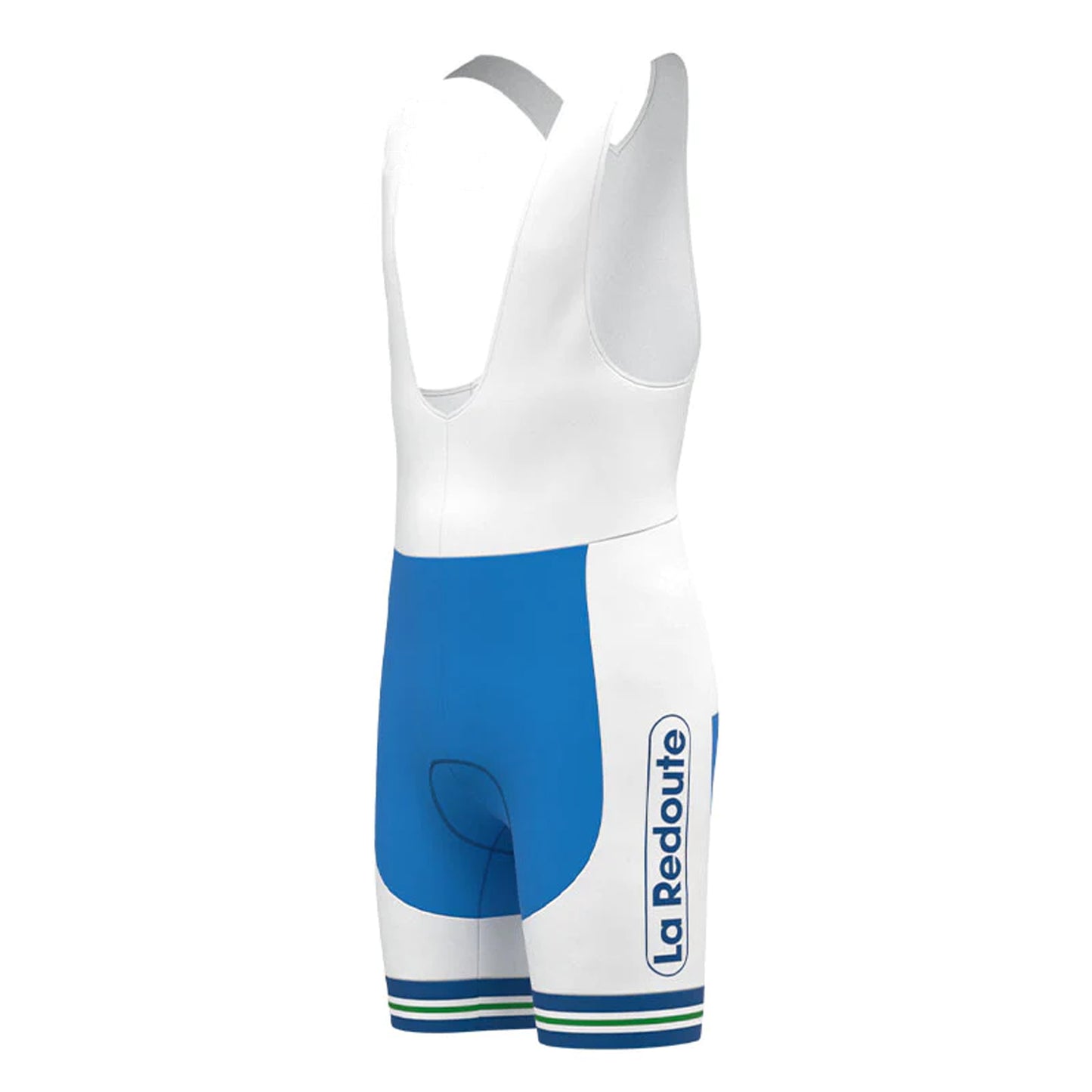 La Redoute Blue Retro Cycling Bib Shorts