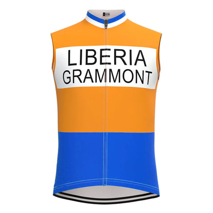 LIBERIA Grammont Orange Retro MTB Cycling Vest
