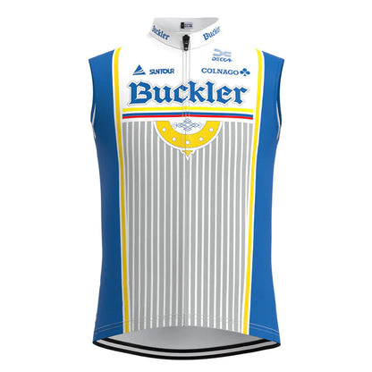 Buckler Blue Retro MTB Cycling Vest