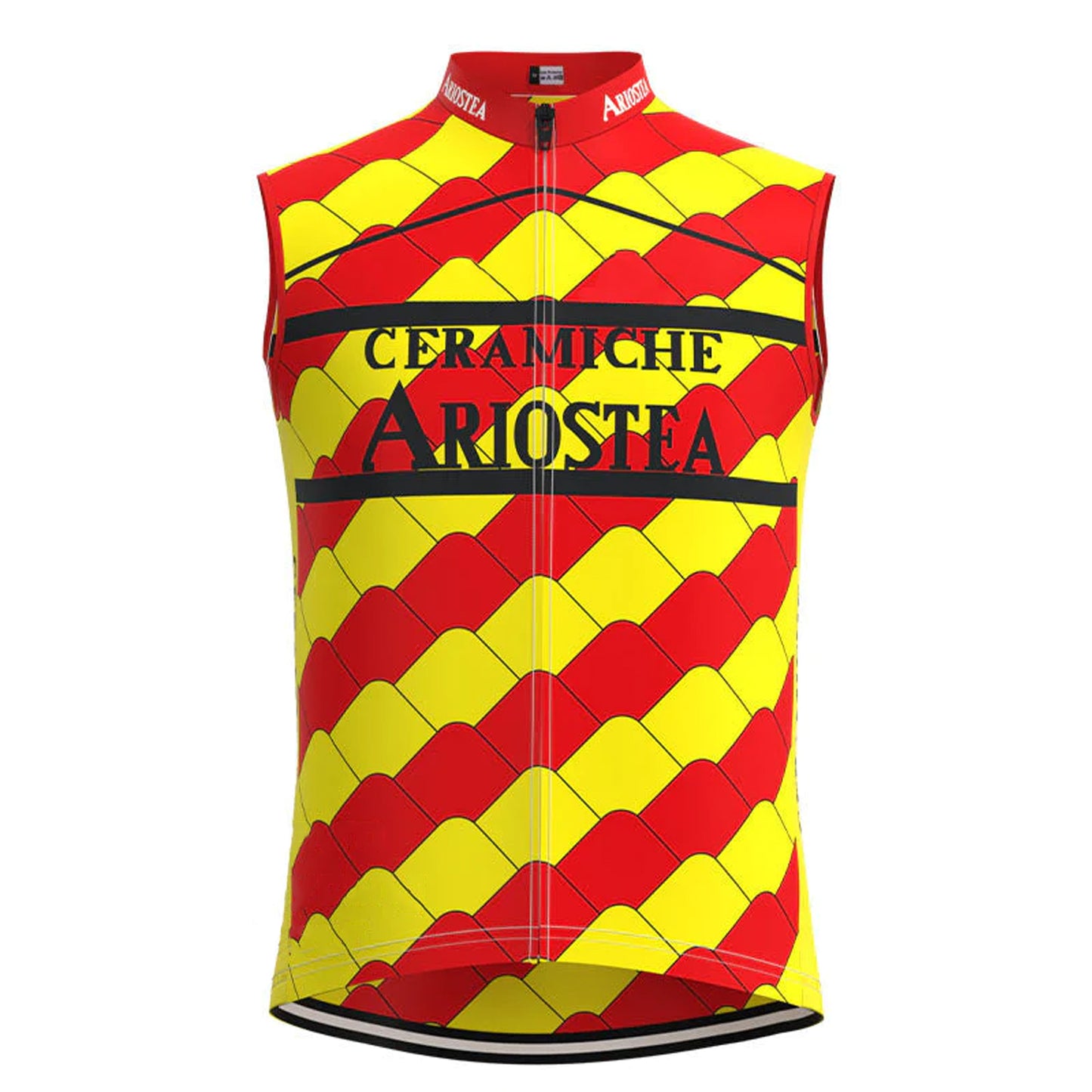Ariostea Red Retro MTB Cycling Vest