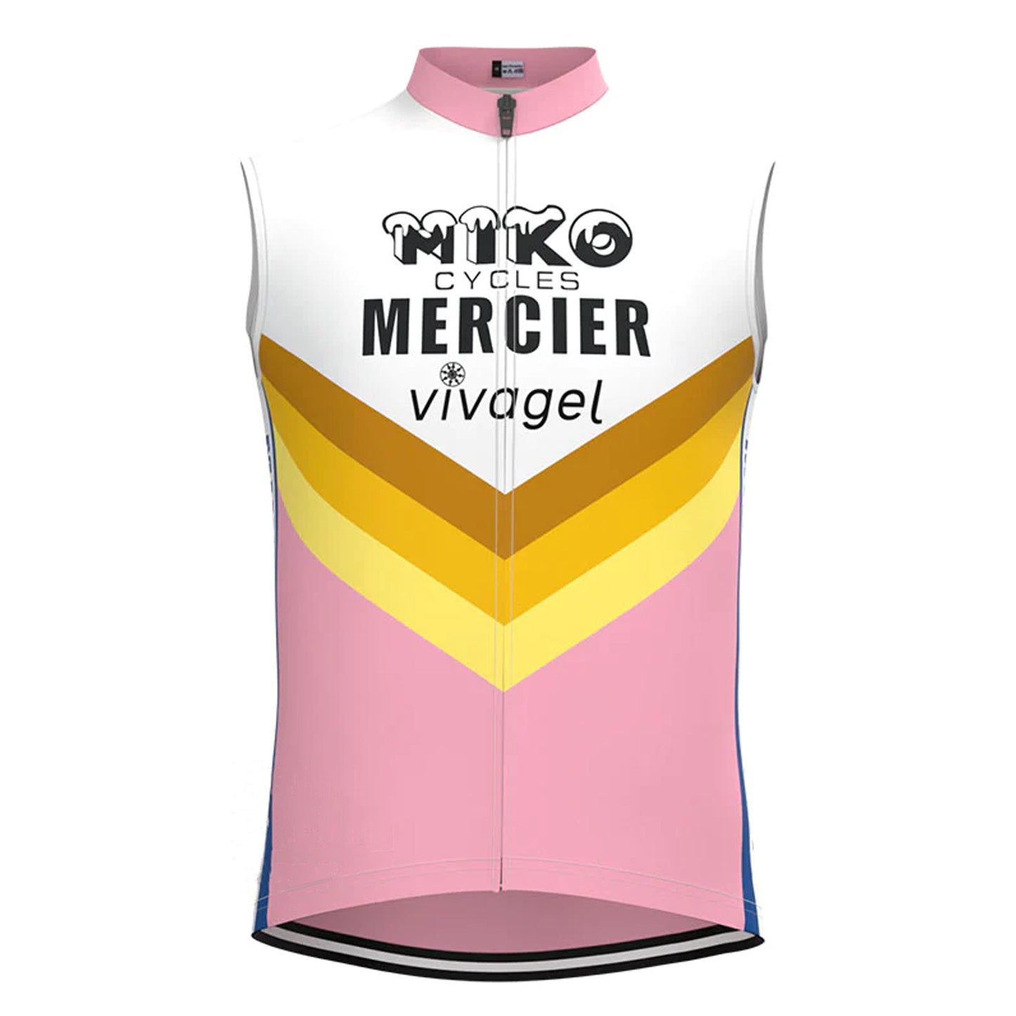 Miko Mercier Pink Retro MTB Cycling Vest