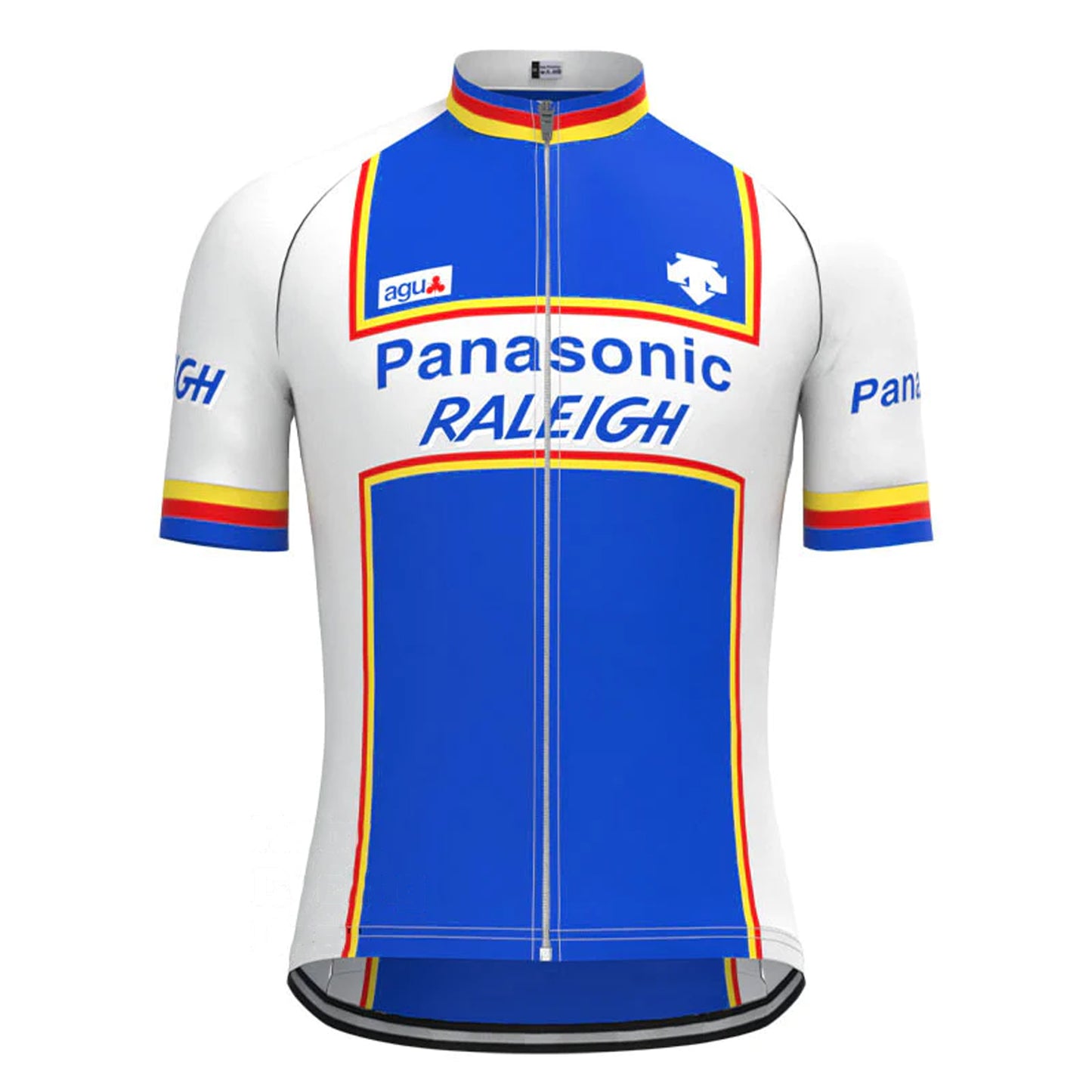 Panasonic Raleigh Blue Vintage Short Sleeve Cycling Jersey Matching Set
