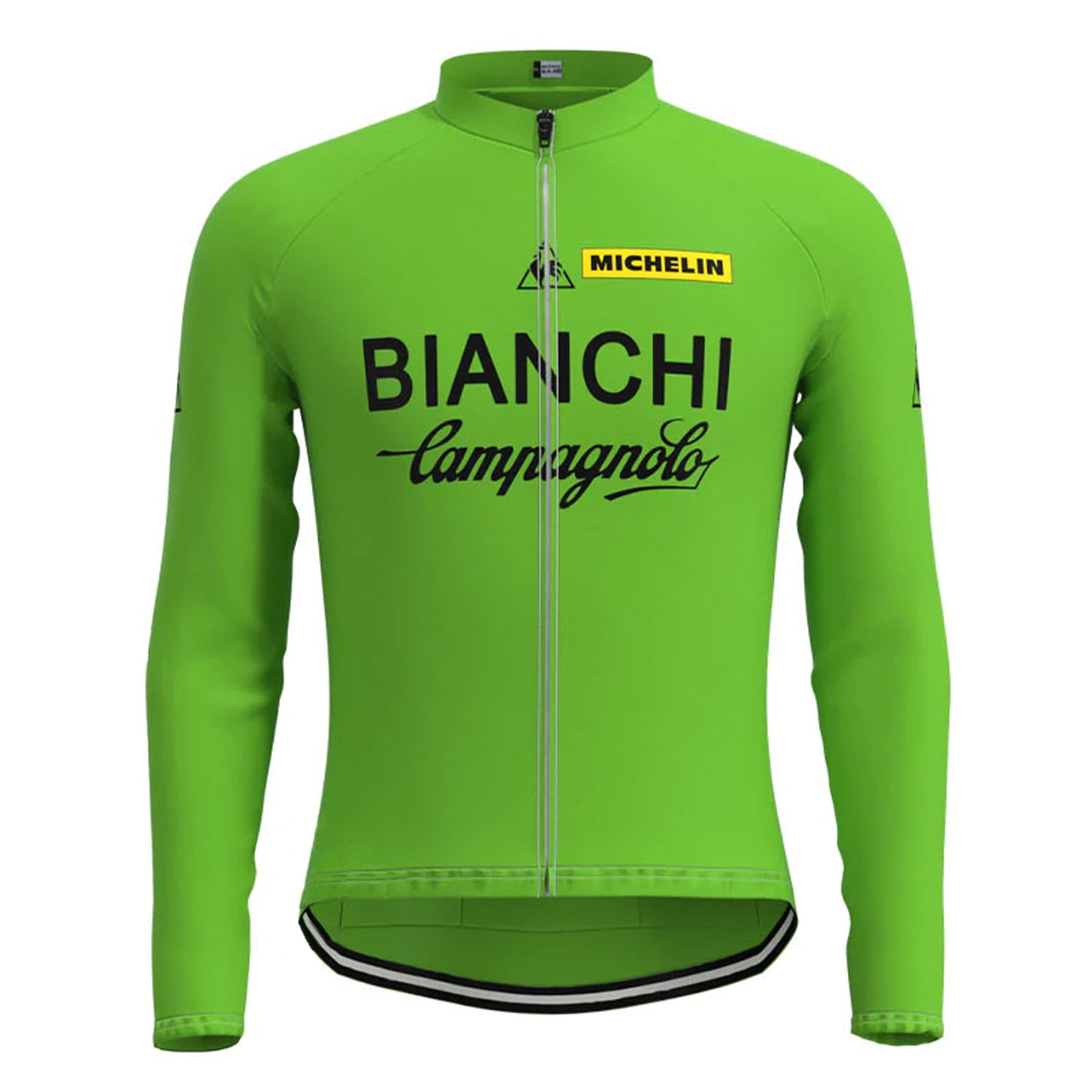 Bianchi Green Long Sleeve Cycling Jersey Matching Set