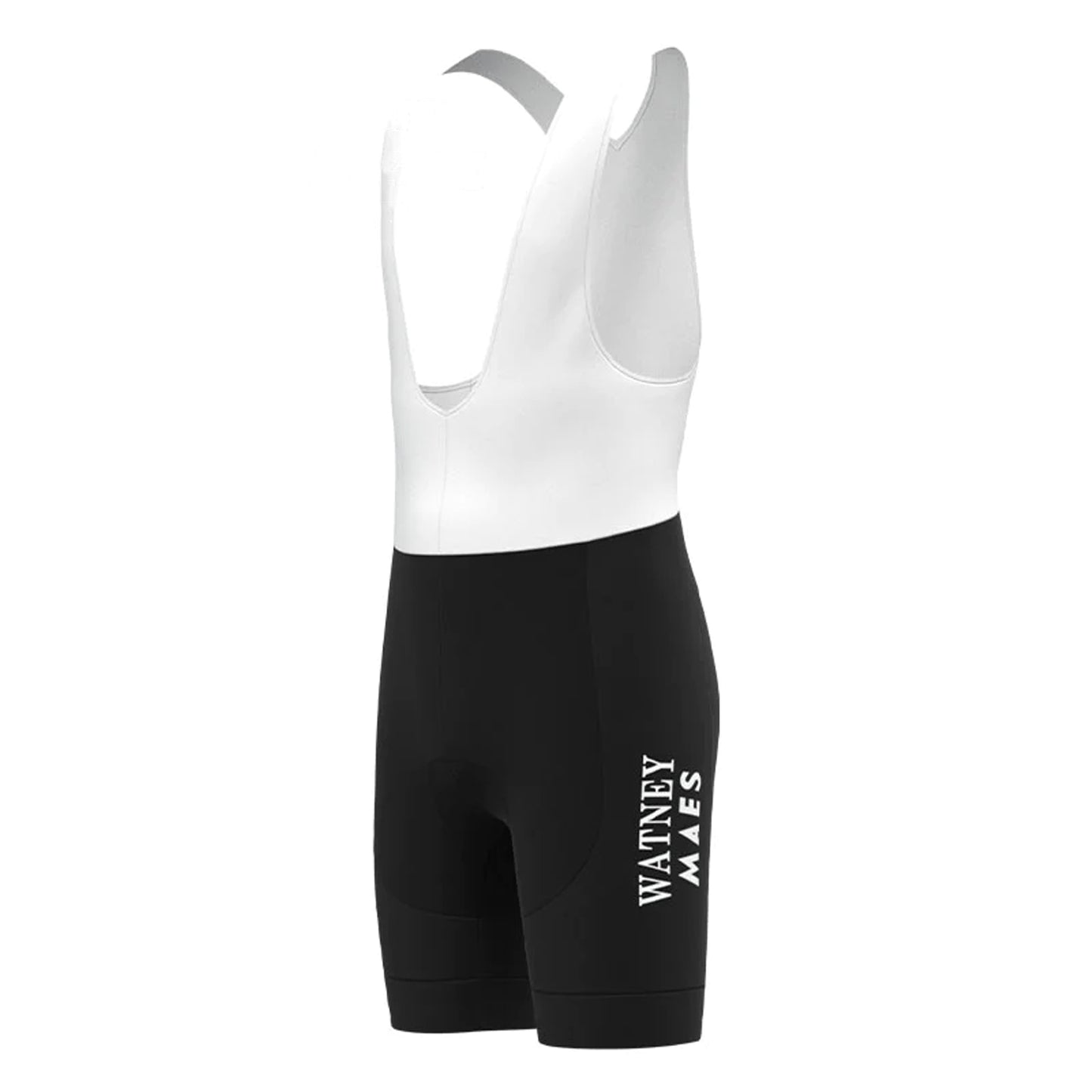 Watney Maes Black Retro Cycling Bib Shorts