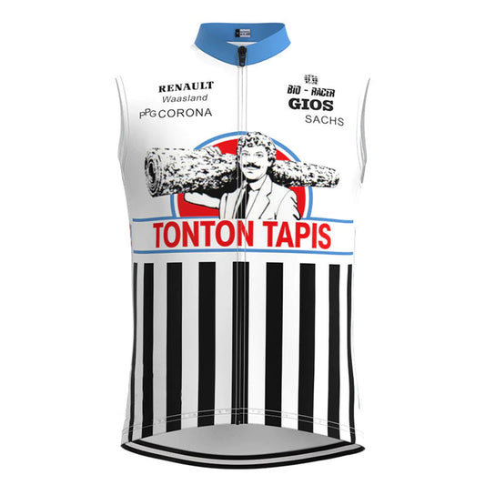 Tonton Tapis GB White Retro MTB Cycling Vest