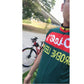 Wiee's Groene Leeuw Green Vintage Short Sleeve Cycling Jersey Top