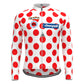 Le Parisien Red Vintage Long Sleeve Cycling Jersey Matching Set