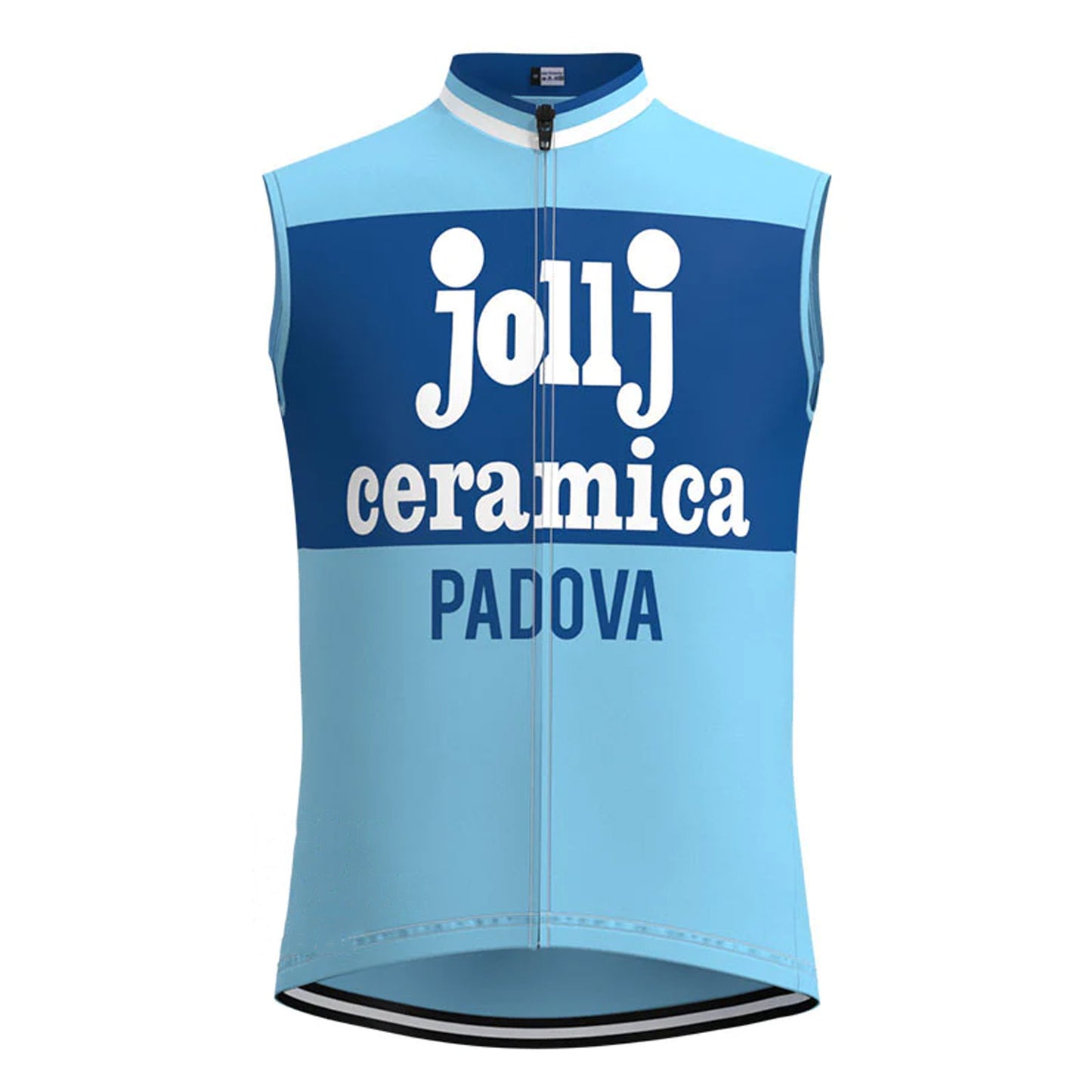 Jollj Ceramica Blue Retro MTB Cycling Vest