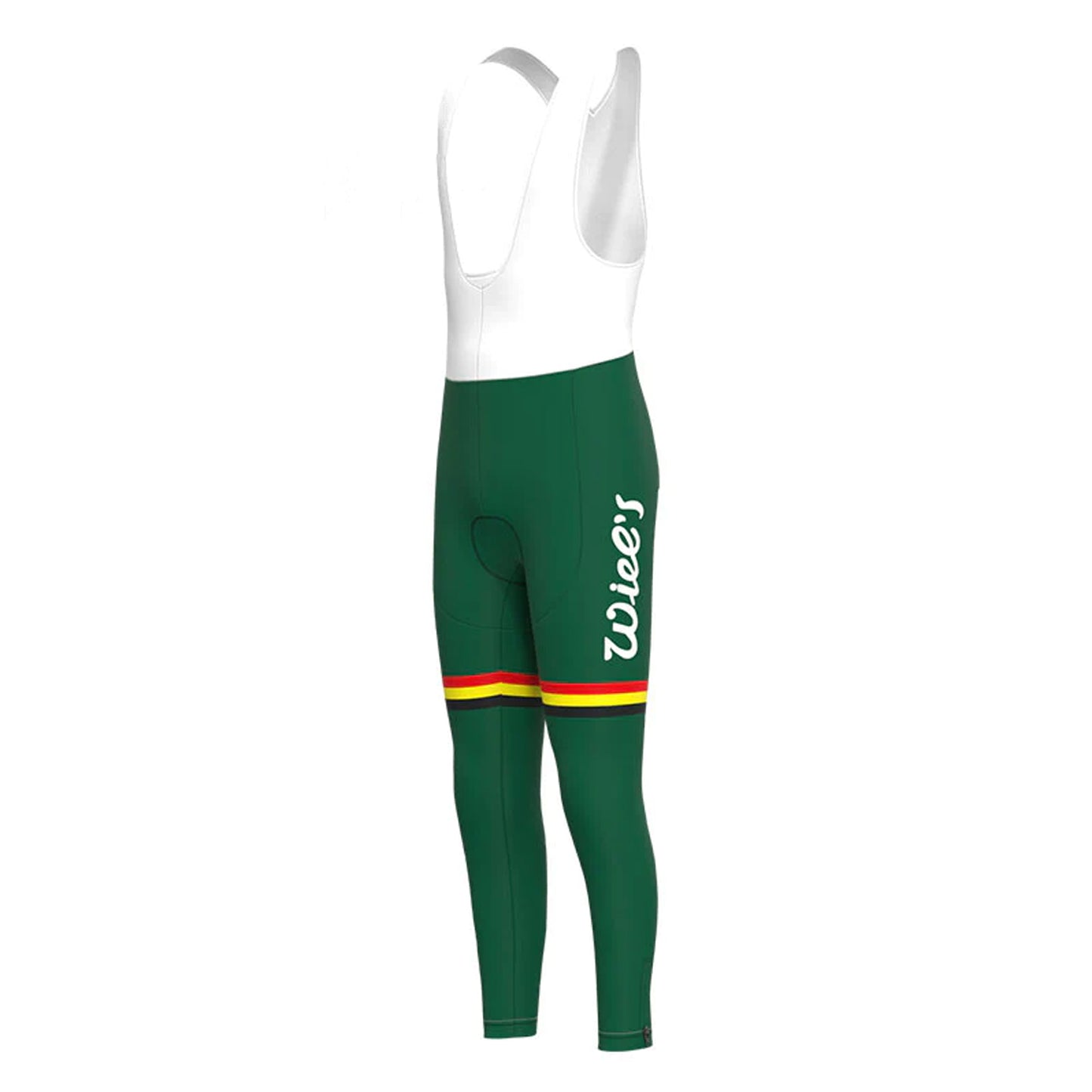 Wiee's Groene Leeuw Green Long Sleeve Cycling Jersey Matching Set