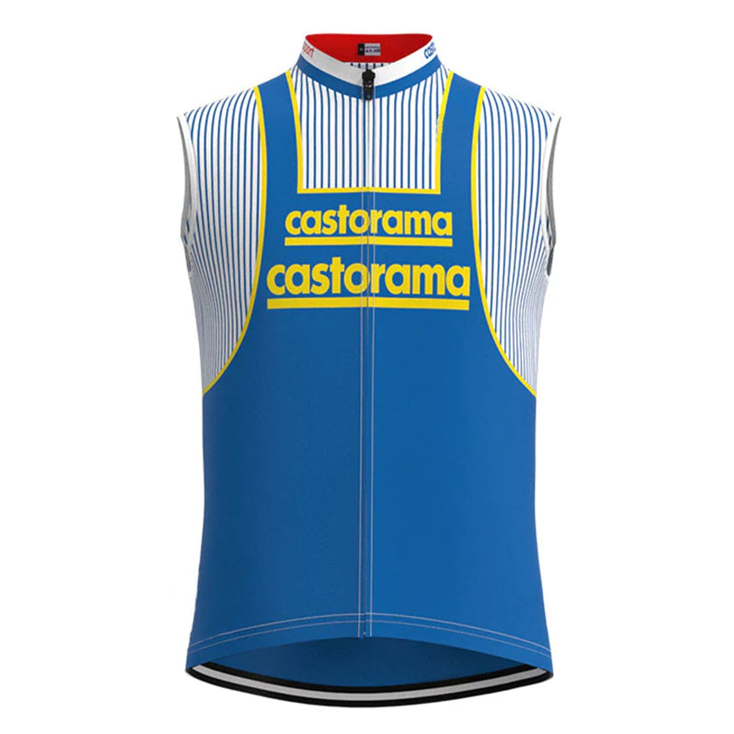 Castorama Blue Retro MTB Cycling Vest