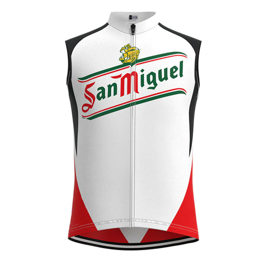 San Miguel Beer Gray Retro MTB Cycling Vest