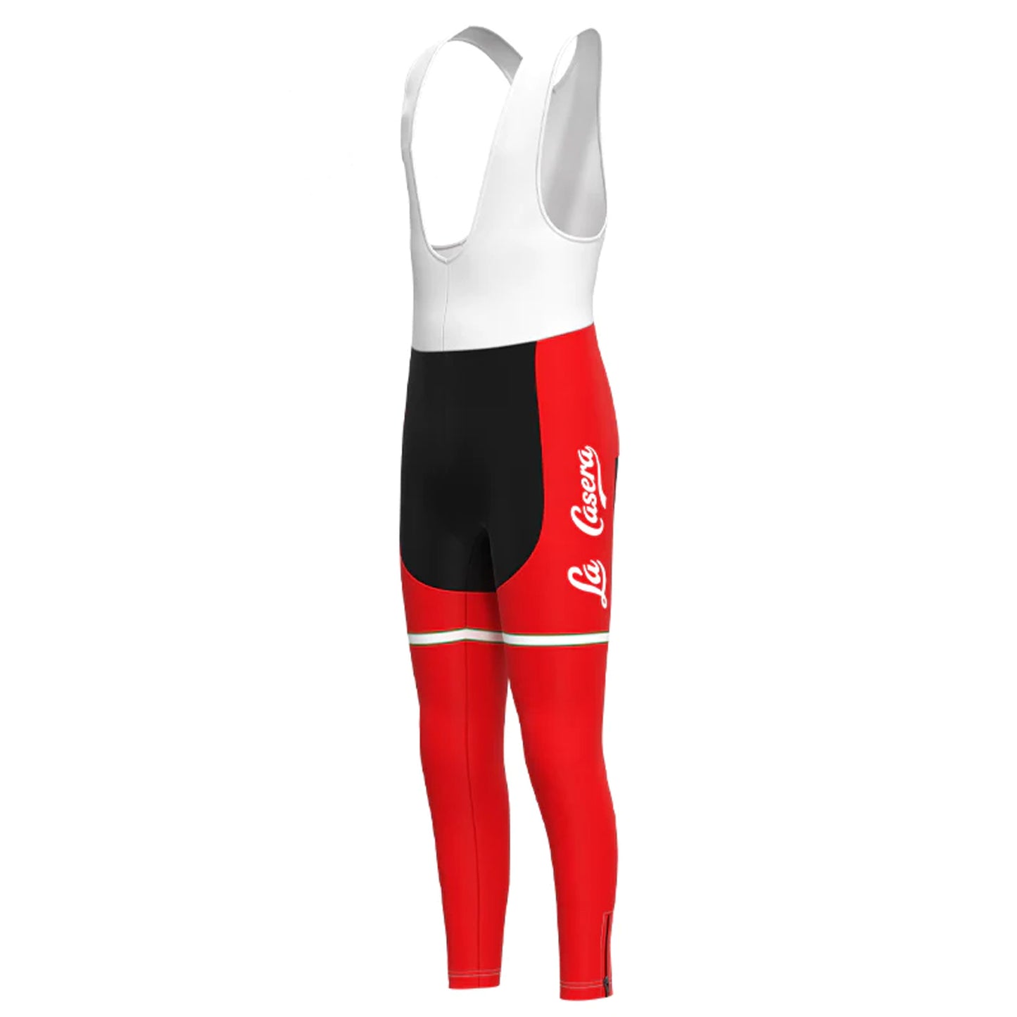 La Casera Peña Bahamontes Red Long Sleeve Cycling Jersey Matching Set
