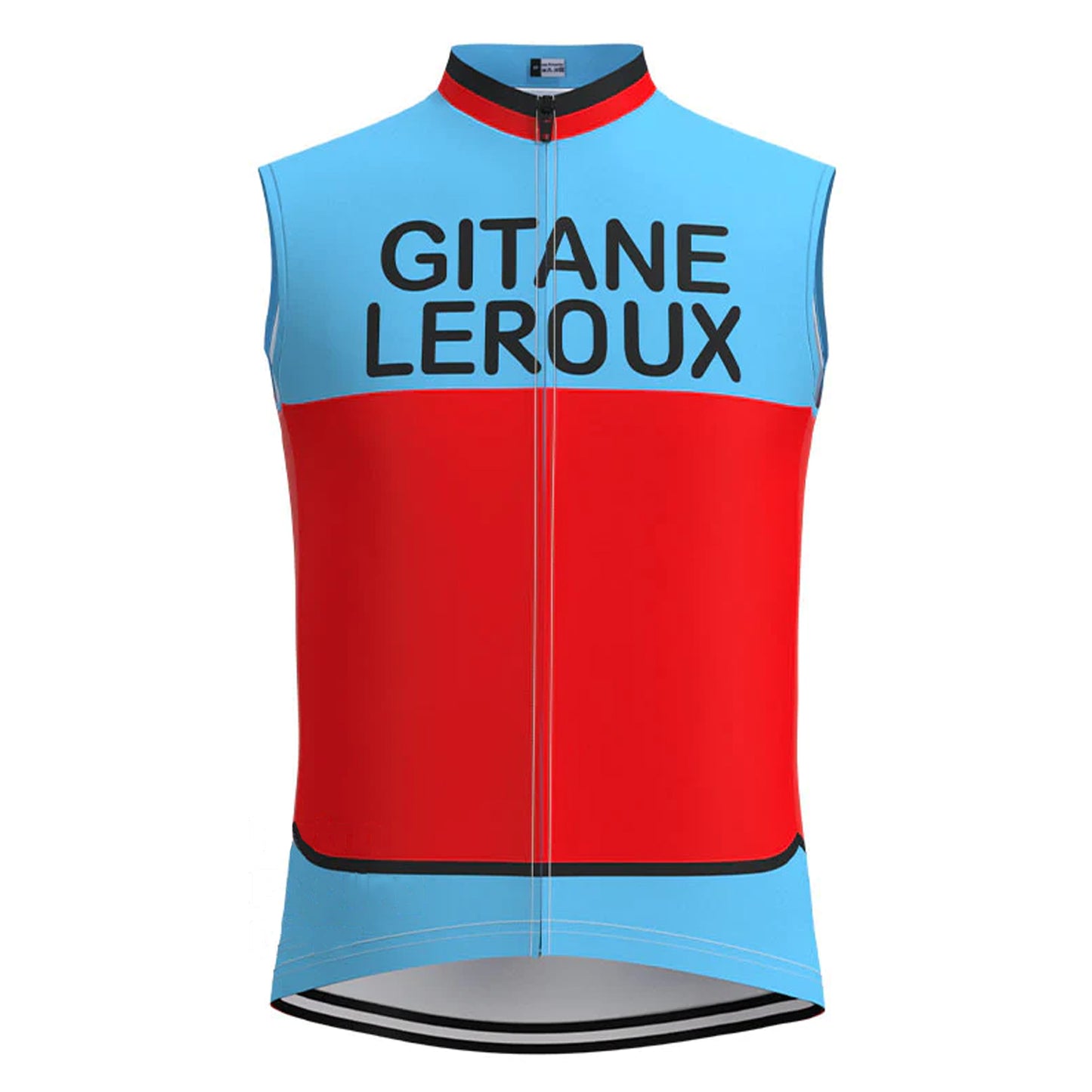 GITANE Leroux Blue Red Retro MTB Cycling Vest