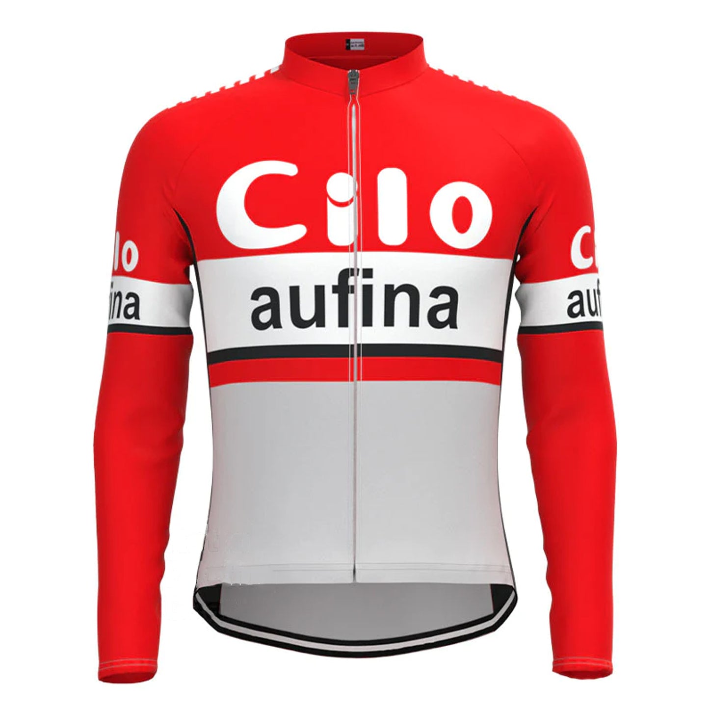 Cilo Aufina Red Long Sleeve Cycling Jersey Matching Set