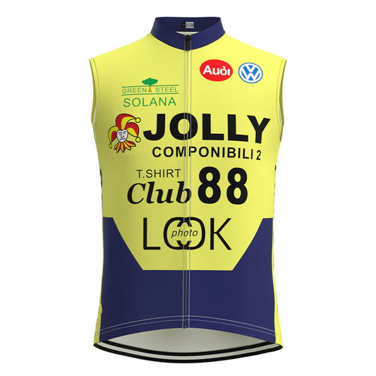 Jolly Componibili Yellow Retro MTB Cycling Vest