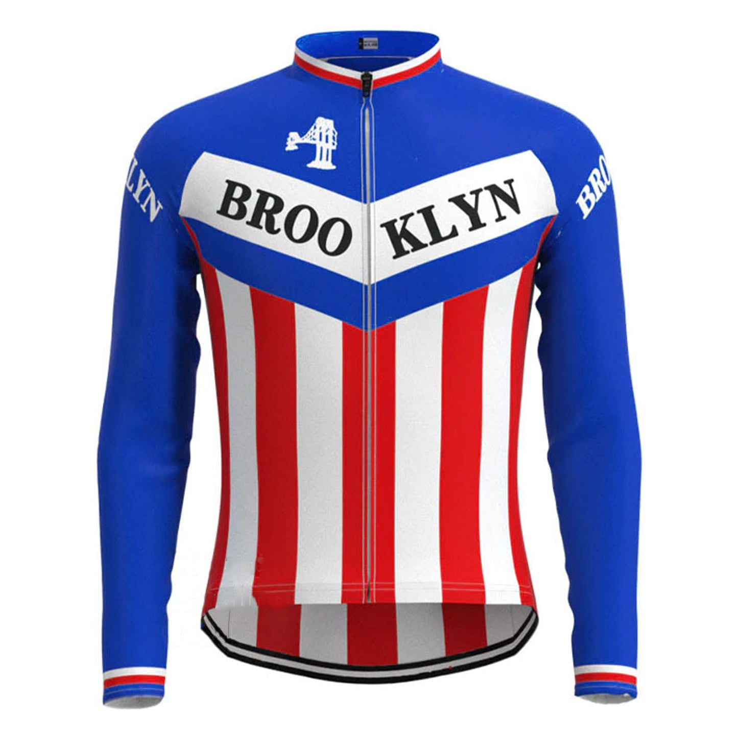 Brooklyn Blue Long Sleeve Cycling Jersey Matching Set