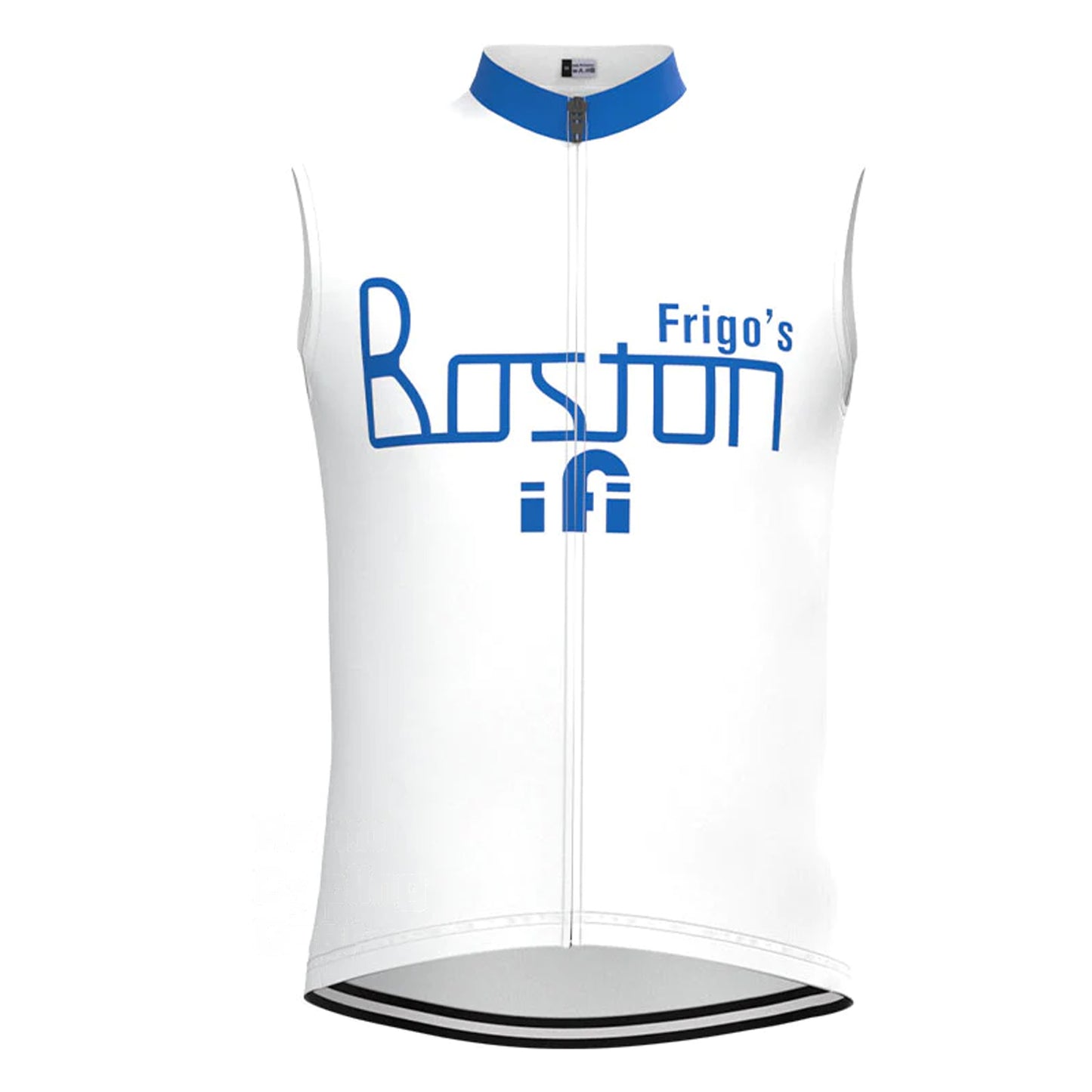 Boston–Mavic White Retro MTB Cycling Vest