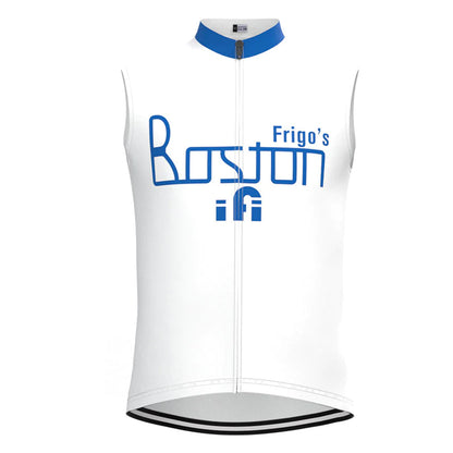 Boston–Mavic White Retro MTB Cycling Vest