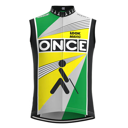 ONCE Green Retro MTB Cycling Vest