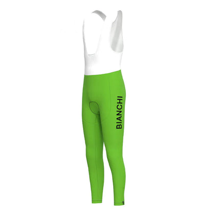 Bianchi Green Long Sleeve Cycling Jersey Matching Set