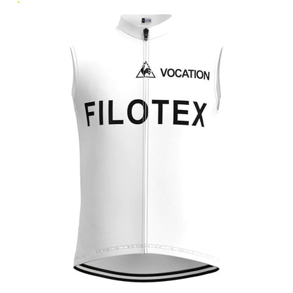 Filotex White Retro MTB Cycling Vest