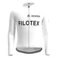 Filotex White Long Sleeve Cycling Jersey Matching Set